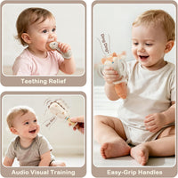 Baby Rattles & Teethers Set, Baby Toys 0-6 Months - 3 PCS - image 2
