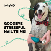 LuckyTail Dog Nail Grinder, Whisper-Quiet - Teal - image 4