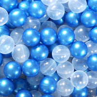 GUESVOT ball pit balls, 100 crush proof plastic balls with reusable storage bag