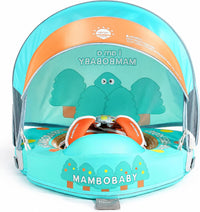 Mambobaby Float with Canopy UPF 50+ and Tail Non-Inflatable Baby Pool - Apple Tree - image 2