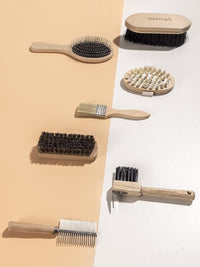 Horse Grooming Kit (12-Piece): Brushes, Storage Bag, Sweat Scraper, Mane Comb, Grooming Gloves, Horse Gift for Girls (Black)