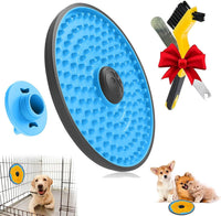 Lick Mat for Dogs Crate Lick Pad Slow Feeder for Crate Training – Essentials for Dogs - 1 pcs / Blue