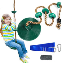 Just.smile tree swing climbing rope with platforms, disc seat and tree strap - view 2