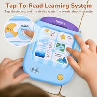 JoyCat Kids Learning Tablet - Blue:English&Spanish-Early Learning - image 2