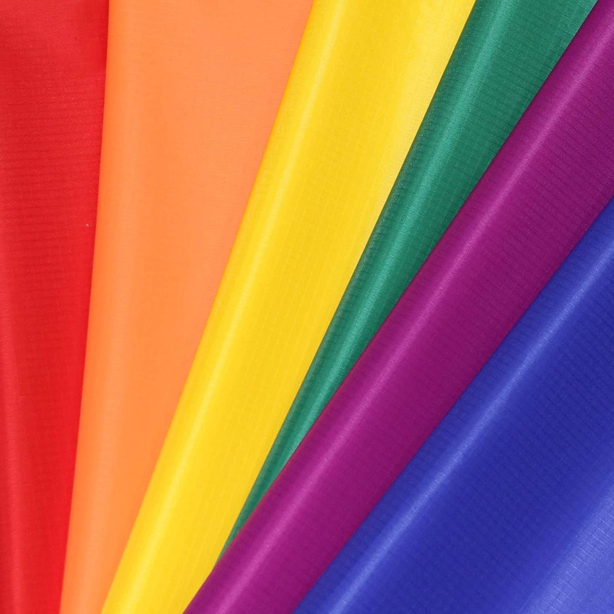 9KM DWLIFE Nylon Ripstop Fabric, 6 Color Set: 60x39 Inch - 6 Colors Set - B / 1 Meter: 60"x39"