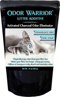 Odor Warrior Cat Litter Deodorizer with Activated Charcoal