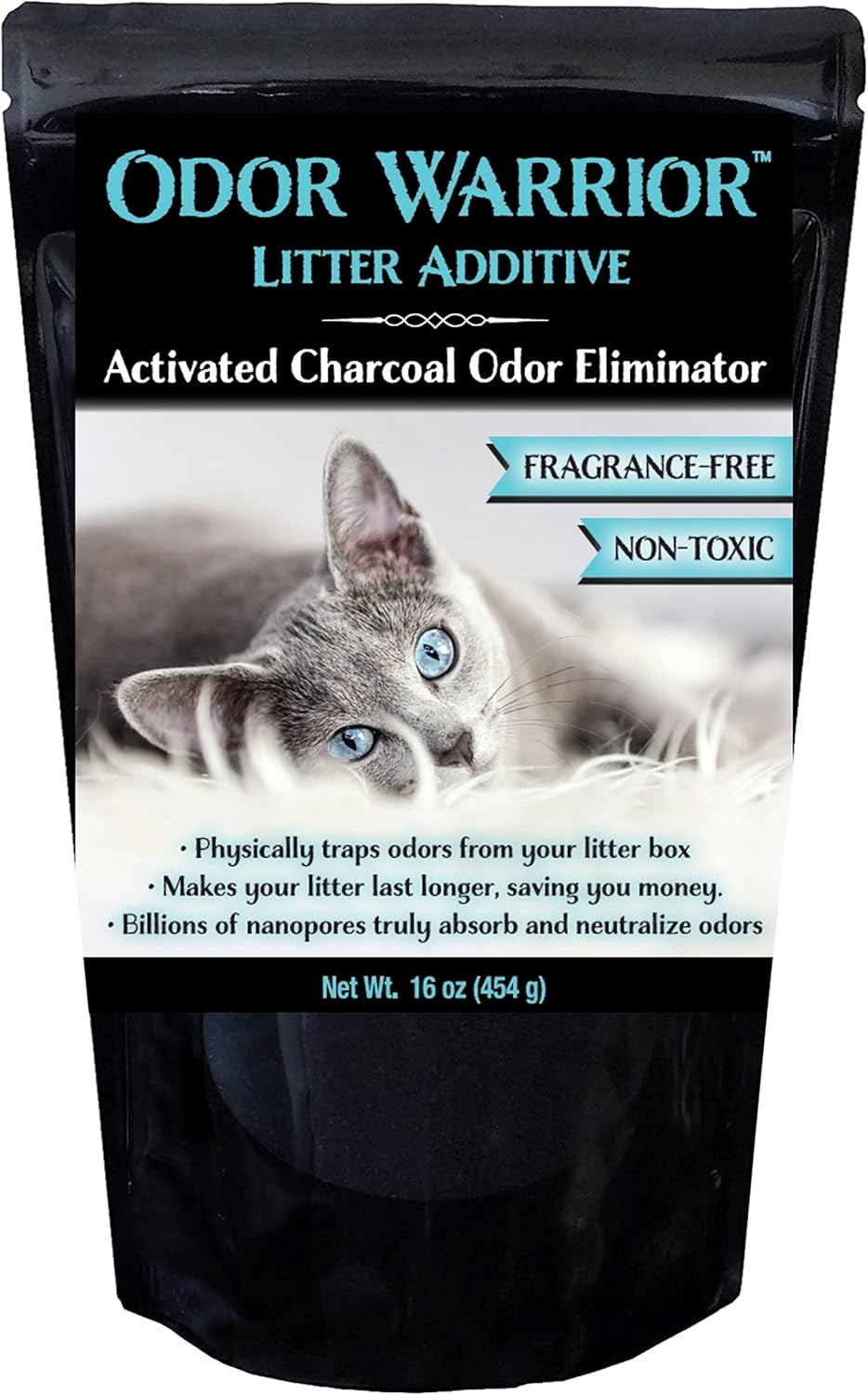 Odor Warrior Cat Litter Deodorizer with Activated Charcoal