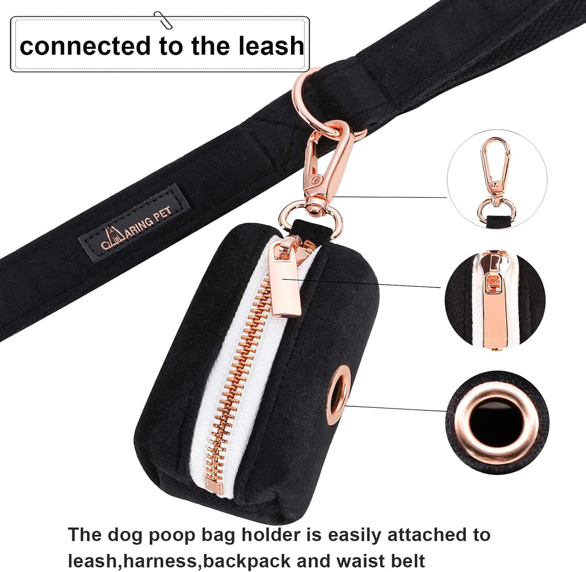 ARING PET Dog Waste Bag Dispenser - 1 Count (Pack of 1) / A:black - image 3