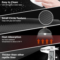 120 Gallon Reptile Terrarium Liner - 24 X 96-inches / Black - image 4