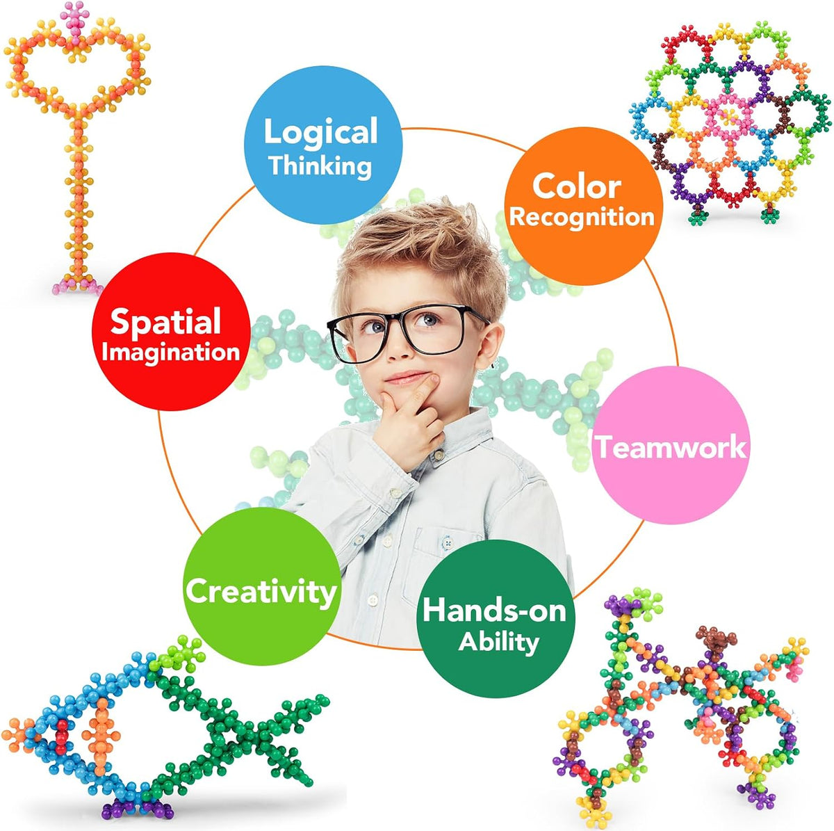 NEOACT 200PCS Building Blocks Kids STEM Toys - Ne-200p - image 4