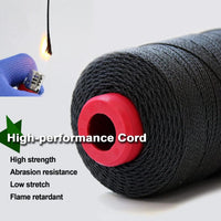 9KM DWLIFE kevlar kite string spool, heavy duty hollow braided cord - view 5