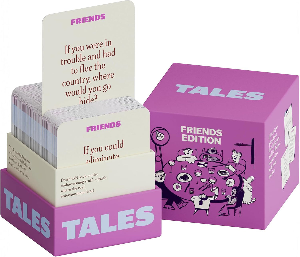 TALES 150 Conversation Cards, Create Meaningful Connections - Friends Edition