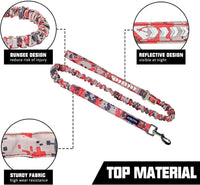 AUROTH Bungee Dog Leash for Large Dogs - Red Camo / MAX: 6 FT - image 3