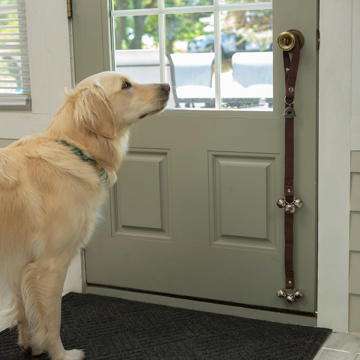 Caldwell's Pet Supply Co. Dog Potty Bells, Dog Door Bell - Set of 2 Potty Bells / Brown - image 3