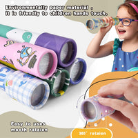 YUBAGOWU 12-pack kids kaleidoscopes in assorted colorful paper tubes - view 2