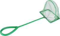 2 Pack Aquarium Fish Net Fine Mesh Quick Catch Tank Skimmer 5 Inch – Essentials for Fish - Green / 4" (2-Pack) - image 3