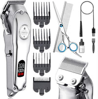 yucca Dog Grooming Clippers for Thick Heavy Coats, Cordless Dog Trimmers Clippers Professional with Metal Blade for Pets Dogs Cats Animals