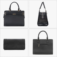 Fashion Pet Carrier Dog Cat Carrier Purse Soft-Sided Leather Handbag - Black 2 - image 4