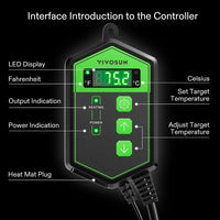 VIVOSUN Digital Heat Mat Thermostat Controller, 40 - 68-108 Fahrenheit - image 4