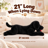 LotFancy Dog Stuffed Animals Plush - Black / 21 inch - image 4