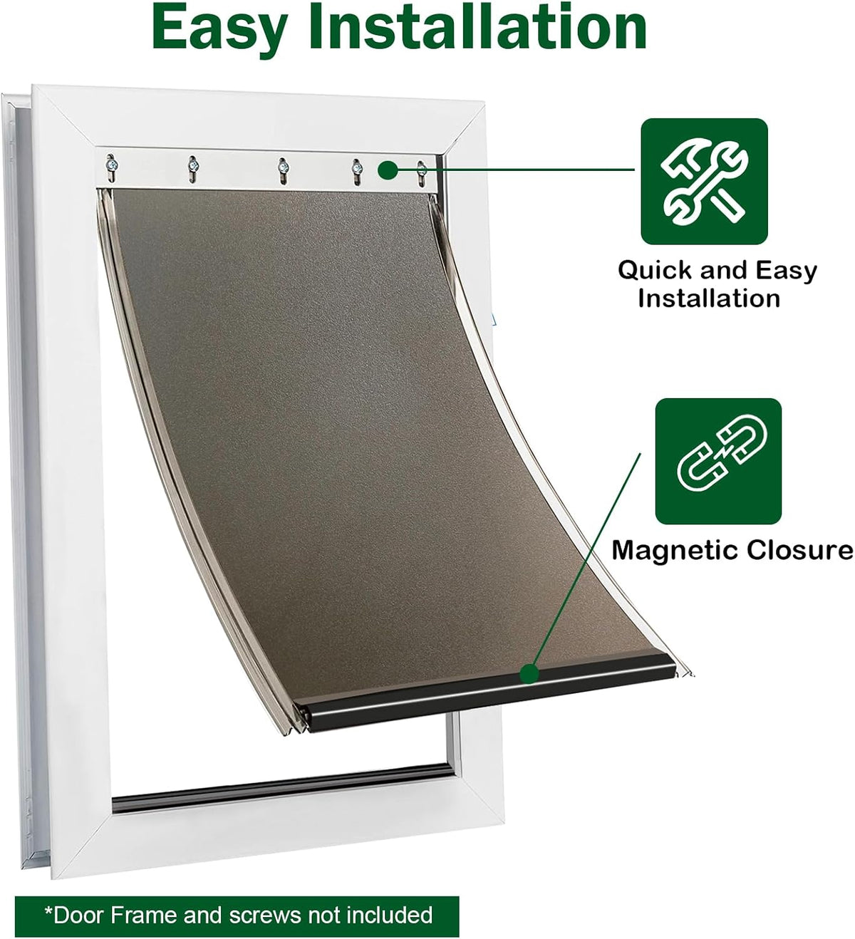 Wordcam X-Large Dog Door Replacement Flap, 13 5/8" x 24 3/16" - Large - image 3