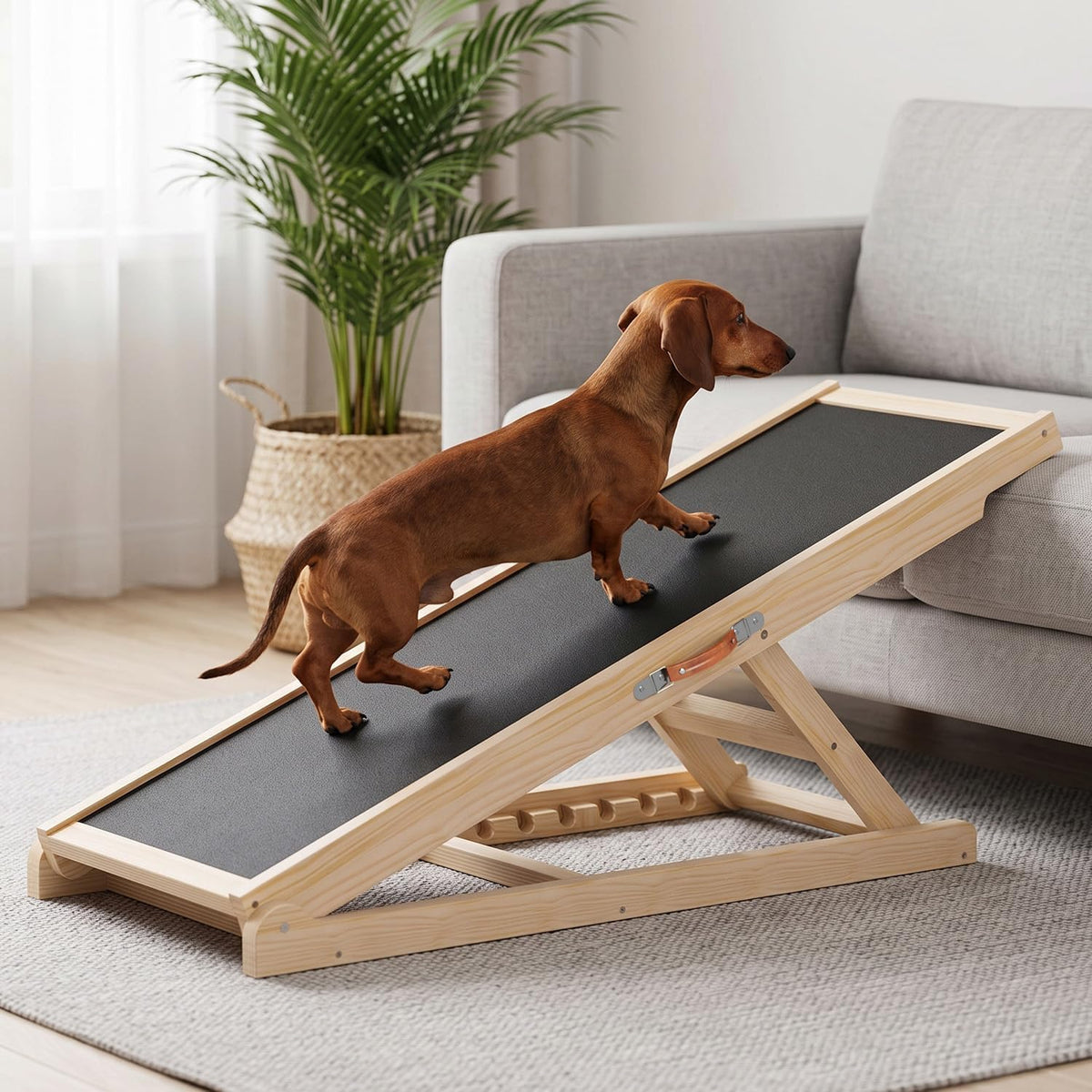 Dog Ramp for Bed Couch Car - 39.4"L x 14.5"W x 3.3"H