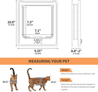 NAMSAN Cat Door Interior Door, Brown, Flap Opening 7.1" x 7.3" - image 3