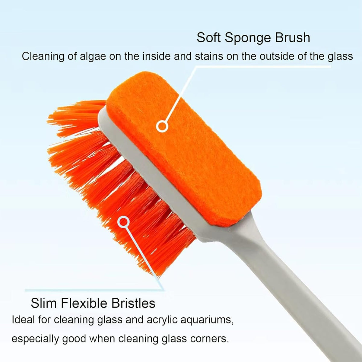 Vimvins Small Fish Tank Cleaner - 11.8 Inch - image 4
