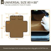 NESTROAD SUV Cargo Liner for Dogs - Brown / Large - image 4