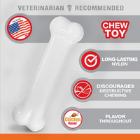 Nylabone Power Chew Original Bone Dog Chew Toys - Chicken / Small - image 3