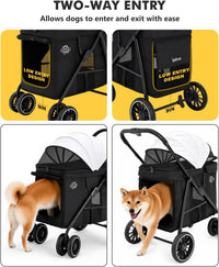 Pet Stroller for Small Dogs and Cats - Medium_Step In - image 3