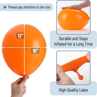 Mr. Pen, Balloons Assorted Colors - Orange / 54 Pack - image 3