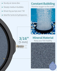 Pawfly Aquarium 4 Inch Air Stone - 5 inch - image 4