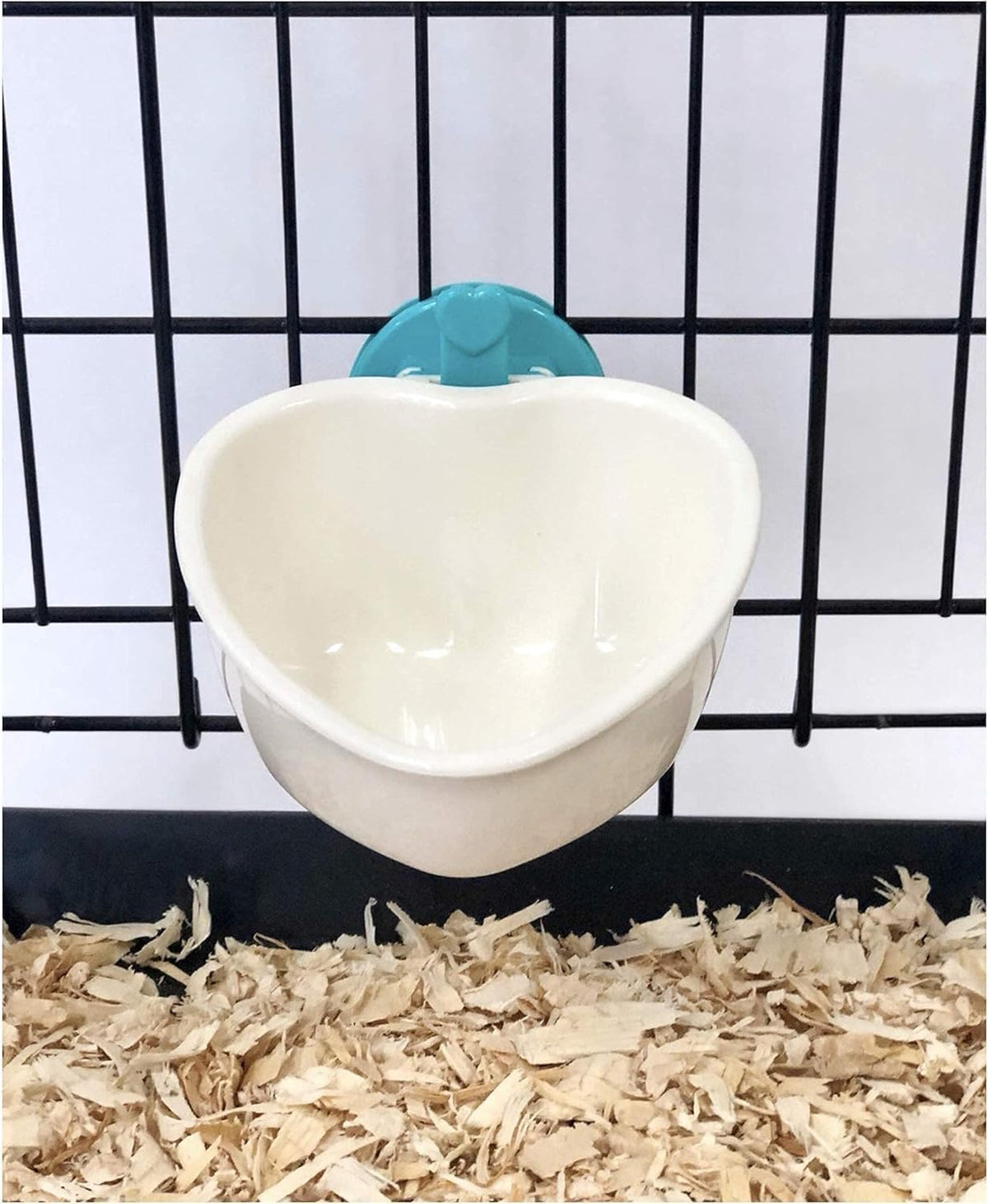 Patented Removable Heart Shaped Food Bowl - Aqua - image 3