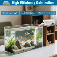 Quiet Aquarium Air Pump 3W Fish Tank Oxygen Aerator Pump with Air - 9W - image 2