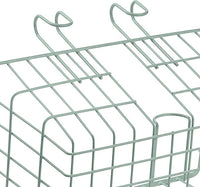 Retrospec Apollo-Lite Lift-Off Bike Basket - Detachable Steel Handlebar Basket with Carrying Handle for Commuting, Shopping & Beach Trips - 14.5in x 9.5in Weather-Resistant Biking Gear
