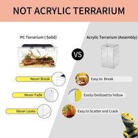 Reptile Growth Reptile Terrarium - 20" x 10"x 11" - image 2