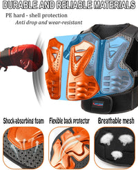 DBaoXiaoMu kids dirt bike gear armor vest suit with chest, back, knee and elbow protection - view 26