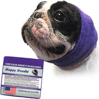 Happy Hoodie The Original Dog & Cat Calming Band for Noise & Anxiety - Small / Purple