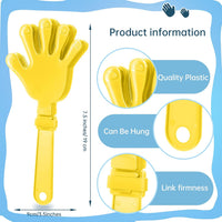 24 royal blue plastic hand clapper noisemakers, 7.5 inches long - view 26