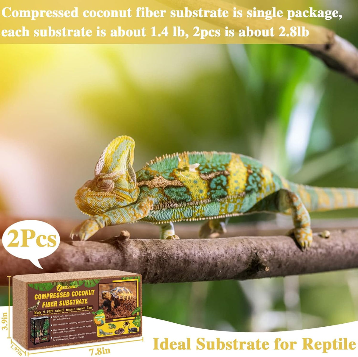 2 Pack Coconut Fiber Substrate - 2pcs - image 2