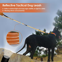 AUBELL Tactical Dog Leash Heavy Duty - Orange - image 2