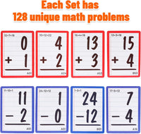 Regal Games Math Flash Cards for Addition & Subtraction, 1st - Addition & Subtraction - 2 Pack - image 3