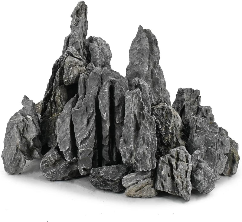 Aquarium Stones Seiryu Rock 11lb Natural Stone for Aquascaping