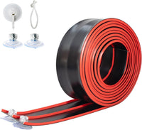 Flex Tracks 15 Ft for Kids Starter Set - 15ft Black & Red
