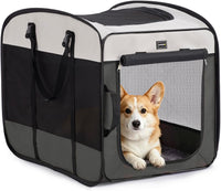 Dog Kennels and Crates for Medium Dogs - Gray / 32.0"L x 21.0"W x 26.0"H
