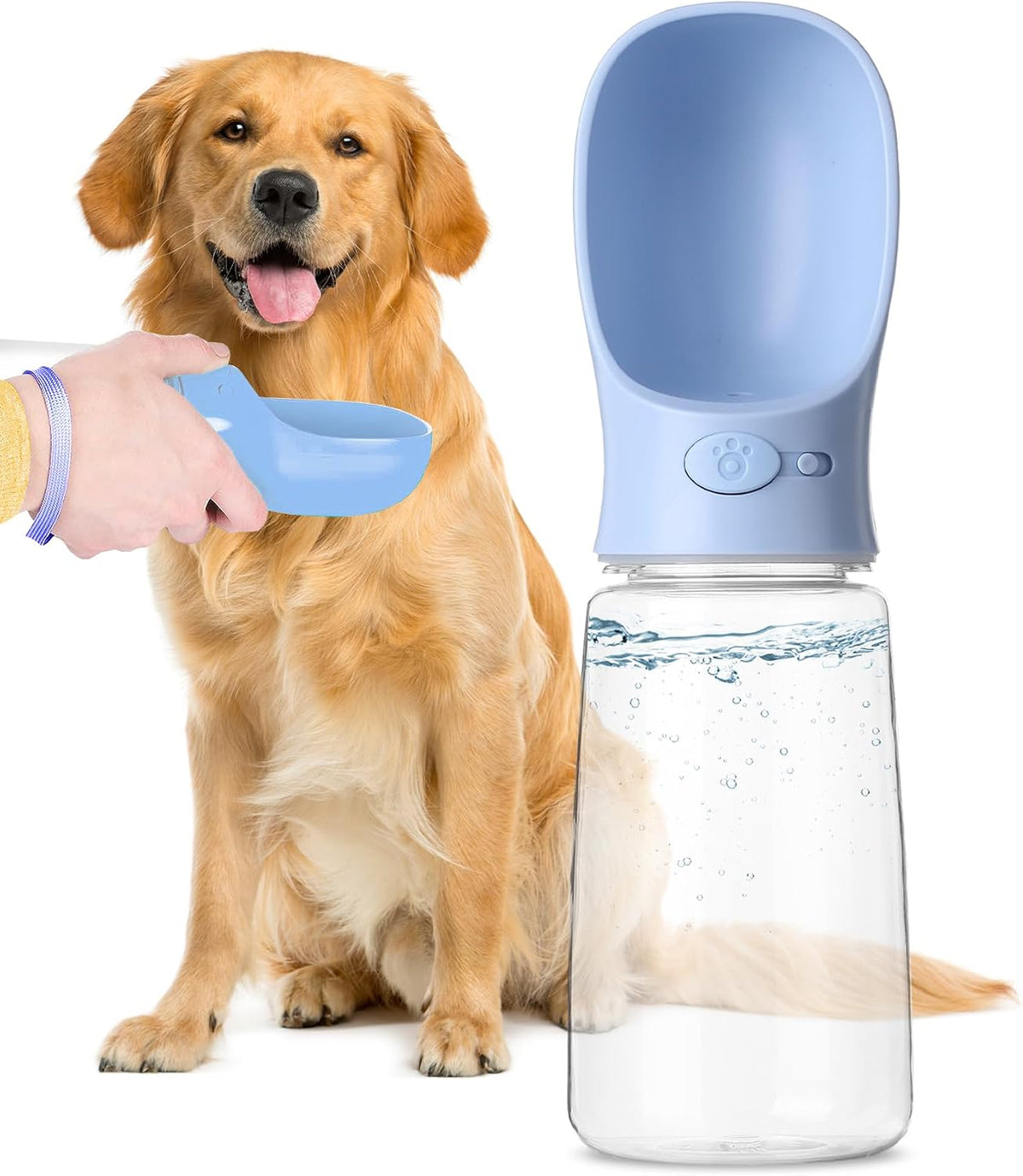 Mr. Pen, Portable Dog Water Bottle - Blue