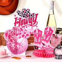 Moinchore 12 Diwali honeycomb table centerpieces with colorful 3D designs - view 21