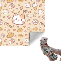 27.6" Cat Grooming Wrap Cat Wrap for Cutting Nails L – Essentials for Cats - M-21.7inch (within 6lbs) / #D1