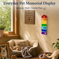 OFlyDesigns Pet Memorial Ceramic Heart Keepsake - Rainbow Bridge - image 4